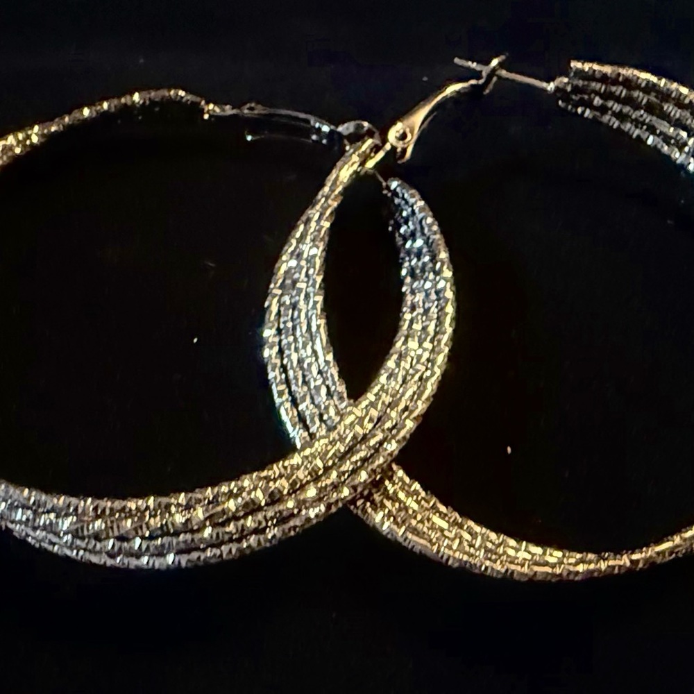 Elegant Silver Hoop Earrings